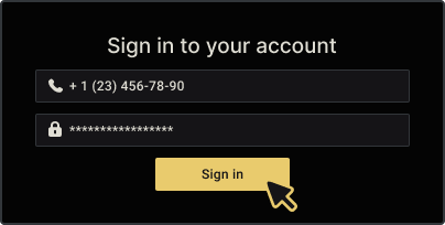 Press "Login"